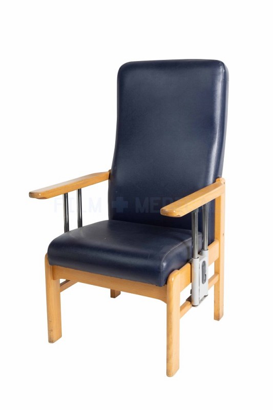 Blue High Back Visitor Chair 